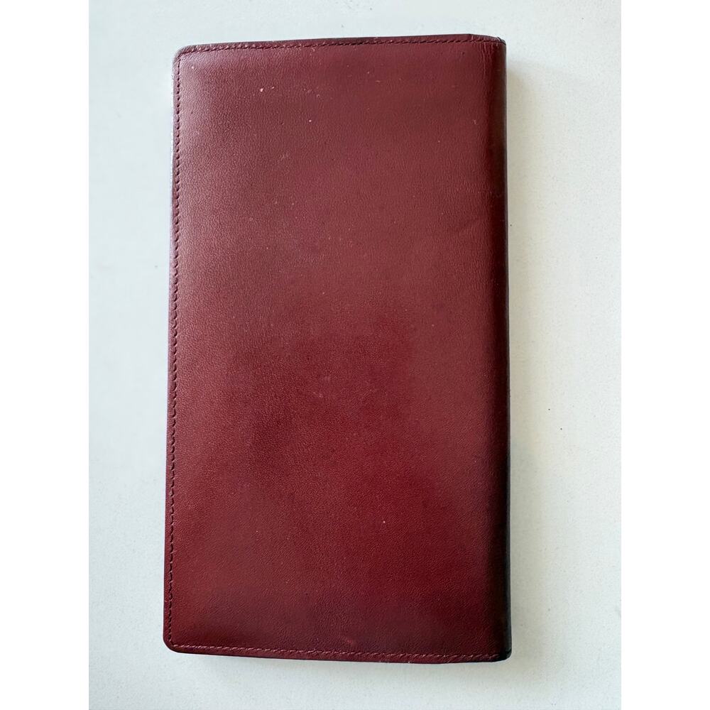 SOLD - Cartier Paris Must de Cartier Burgundy Leather Long Wallet - Picture 3 of 10
